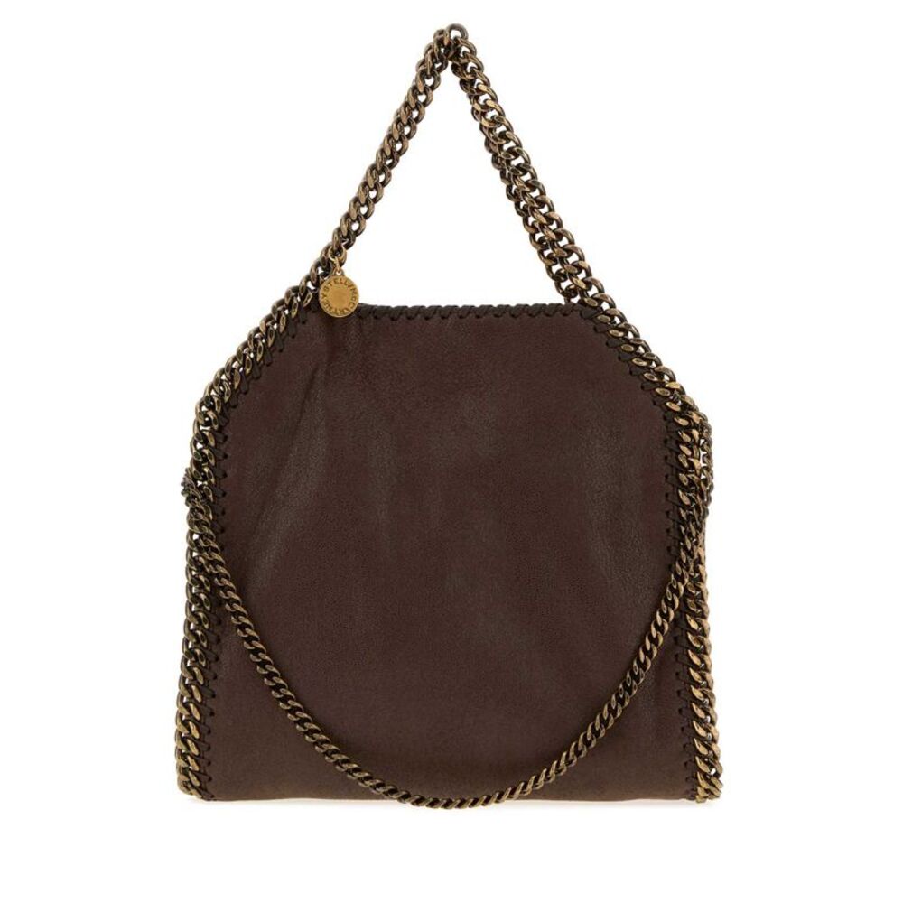 Stella Mccartney Women Chocolate Shaggy Deer Mini Falabella Handbag